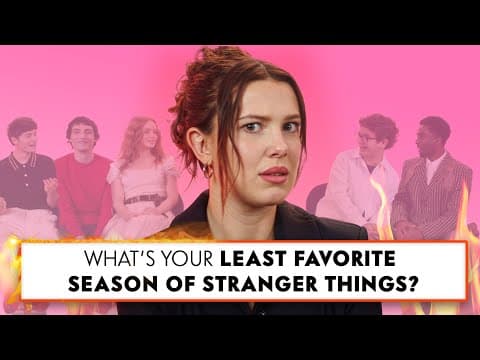 Stranger Things Cast Reveal Uncomfortable Truths in the Hot Seat | Vanity Fair