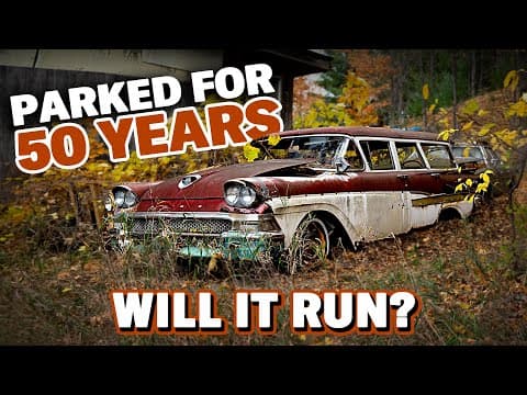 '58 Ford Parked Over 50 Years Ago: Will It Run?