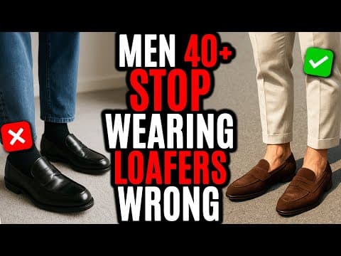 How to Wear Loafers After 40 (The Only 3 Pairs You Need) | Men’s Style 40+