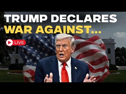 US News Live | Donald Trump Drops BOMBSHELL Migrant Crackdown STUNS Everyone | White House