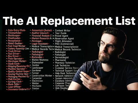 These Jobs Will No Longer Exist in 24 Months (AI JOB CRISIS 2026)