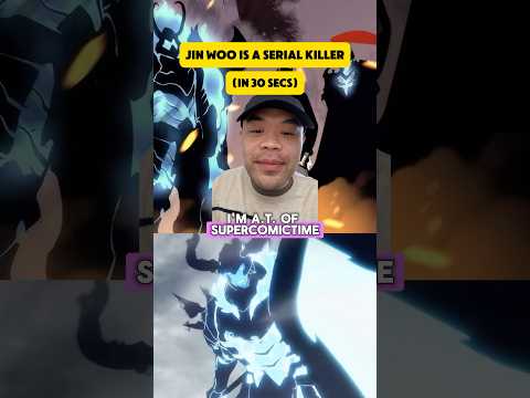 Jin Woo is a serial killer #anime #shorts #sololeveling