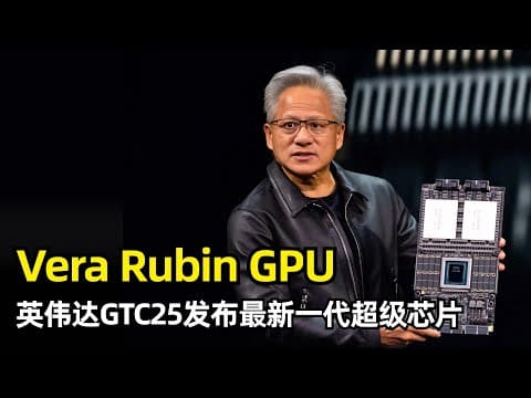 【人工智能】下个阿波罗时刻 | 英伟达GTC25黄仁勋演讲 | CUDA-X全栈加速库 | Vera Rubin芯片 | 新一代超级计算机 | 投资诺基亚10亿美元 | NVQLink | AI劳动力