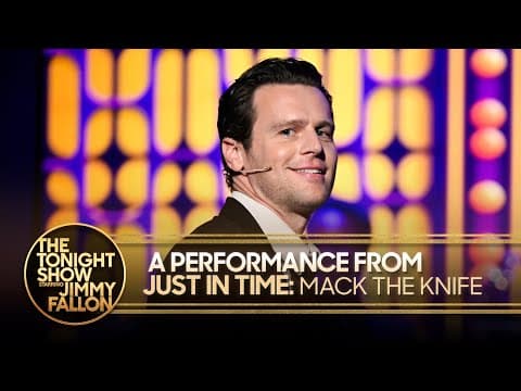 A Performance from Just In Time with Jonathan Groff: Mack the Knife | The Tonight Show