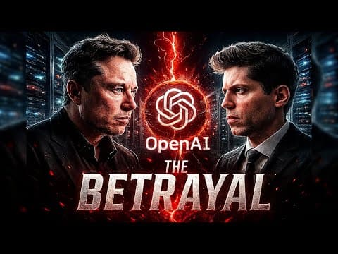 Why Elon Musk Hates OpenAI (and How It Betrayed Him)