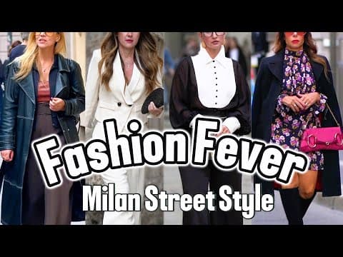 Milan Fashion Week Streets 2025 - The Outfits that Stole the Show - Italian Fashion Trend Ideas