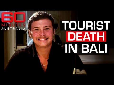 Never-before-seen CCTV footage of mysterious tourist death in Bali villa pool | 60 Minutes Australia