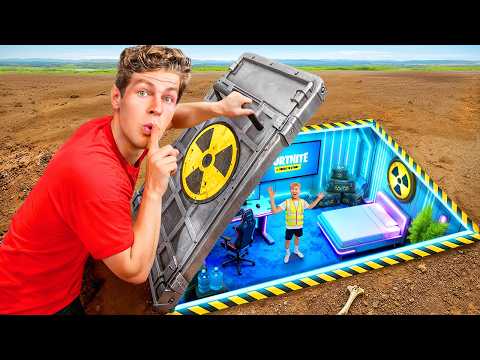 I Built a SECRET Survival Bunker!