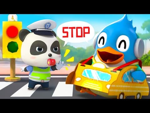 Traffic Safety Song🚦| Safety Rules | Cars Rescue | Nursery Rhymes & Kids Songs | BabyBus