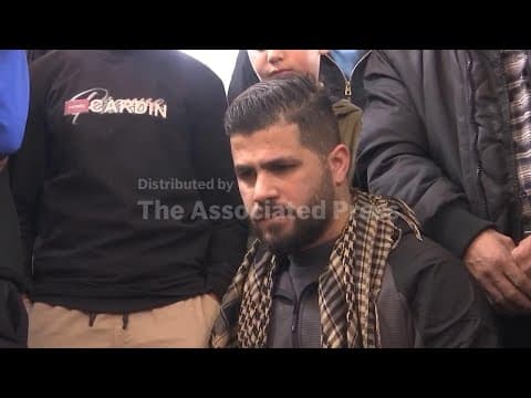 Mourners attend funeral for Palestinian man shot by Israeli forces at West Bank checkpoint