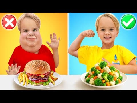Kids learn the importance of healthy food