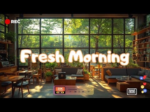 Morning Coffee Lofi Vibes ☕🎶 | Chill Beats for Focus, Study & Relaxation in a Cozy Café Ambience
