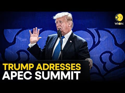 US President Donald Trump Delivers Keynote Speech at APEC CEO Summit | WION LIVE
