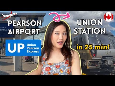 UP Express from Pearson Airport to Downtown Toronto 🚇🇨🇦