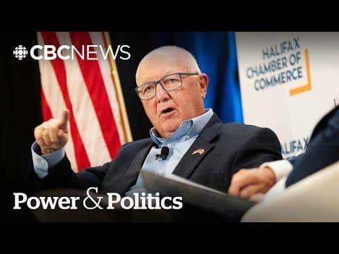 U.S. ambassador swears at Ontario representative as trade talks stall | Power & Politics