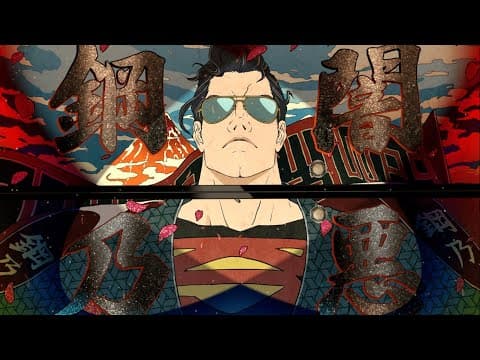 Superman - All Scenes Powers | Batman Ninja vs. Yakuza League