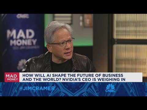 Nvidia CEO Huang: 'No question' digital AI is a giant industry and it will underpin every industry