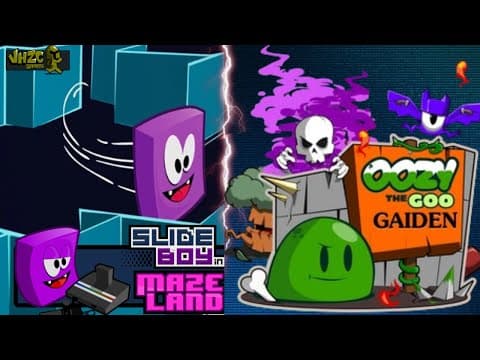 Oozy The Goo Gaiden & Slide Boy Atari 7800 Homebrew Review