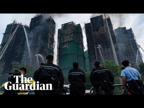 Three arrested as Hong Kong tower fire leaves dozens dead