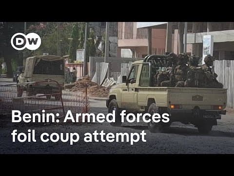 Did plot to overthrow President Patrice Talon come as a surprise? | DW News