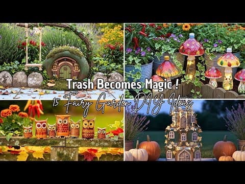 Don’t Toss That Junk Yet! 🍂 15 Fairy Garden Upcycling Ideas That Feel Like Pure Magic