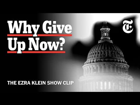 Ezra Klein: What Were Democrats Thinking?