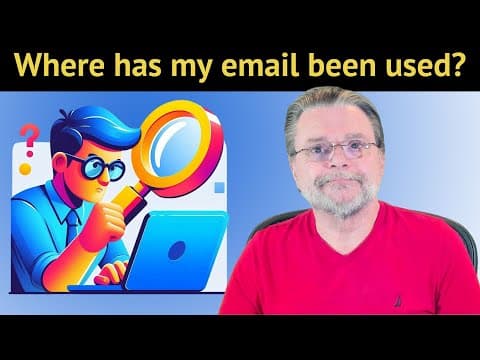 Can I Find Out Where My Email Address Has Been Used?