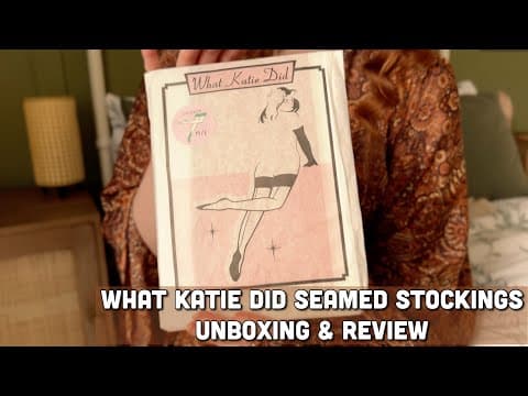 What Katie Did Contrast Seamed Stockings | Hosiery Unboxing & Review