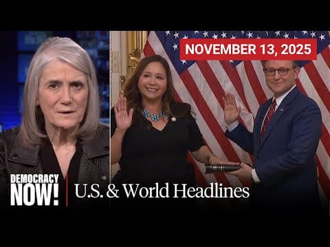 Top U.S. & World Headlines — November 13, 2025