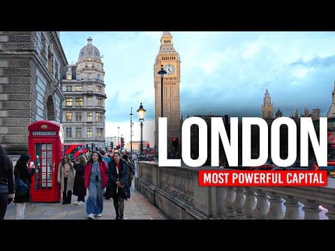 LONDON, UK 🇬🇧 The City of Power, Money & History | 4K Walking Tour