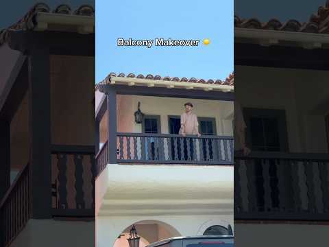 BALCONY MAKEOVER 🪴☀️ #HomeDepotPartner