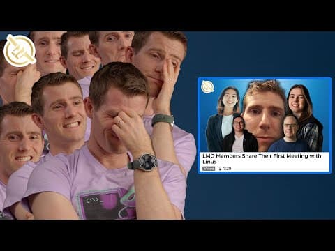 Linus Reacts to "LMG Members Share Their First Meeting with Linus"