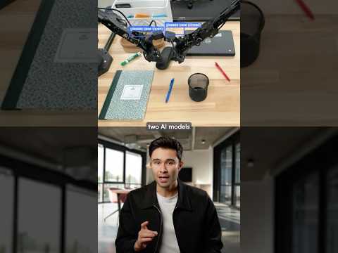 These robots can search the internet to learn tasks 🤖👀 #trendingshorts #ai #robot #tech #future