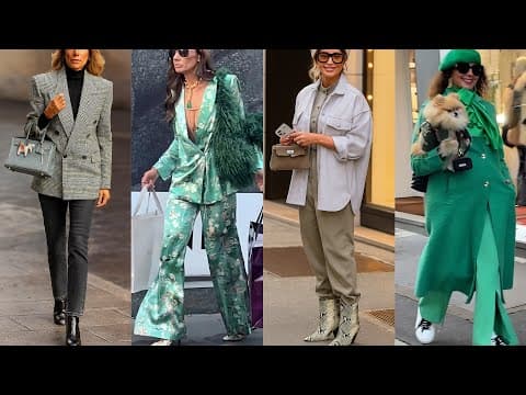 T 22°C MILAN STREET FASHION OCTOBER 2025 🇮🇹 ITALIAN LUXURY OUTFITS LOOKS | NEW SHOPPING TRENDS
