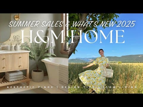 H&M | H&M Home Summer SALES 2025 ❤️